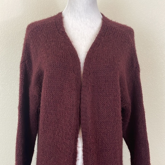 Niccolai wool/polyamide/acrylic color block cardigan size small - Picture 2 of 9